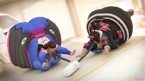 Dva X Kiriko inflation by Kae-luxed on DeviantArt