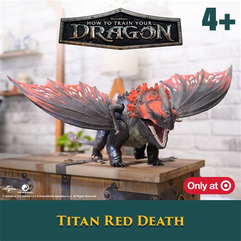 Dreamworks Dragons, How To Train Your Dragon, Titan Red Death, 23 ...
