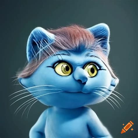 Smurf cat on Craiyon