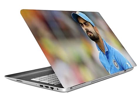 DecorNet Virat Kohli Laptop Skin Sticker for 15.6 Inch (Upto 16-Inchs ...