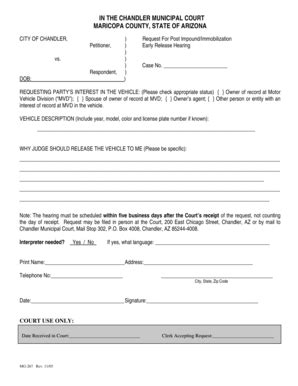 Chandler Municipal Court - Fill Online, Printable, Fillable, Blank ...