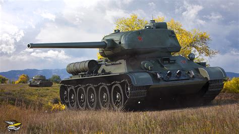 Фотографии World of Tanks Т-34 танк T-34-85 3D Графика 1920x1080