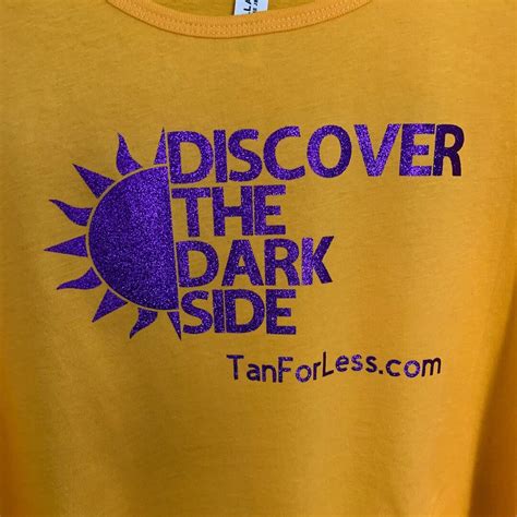 Discover the Dark Side Glitter T-shirt OR Tank Top/tanning Shirt/beach ...