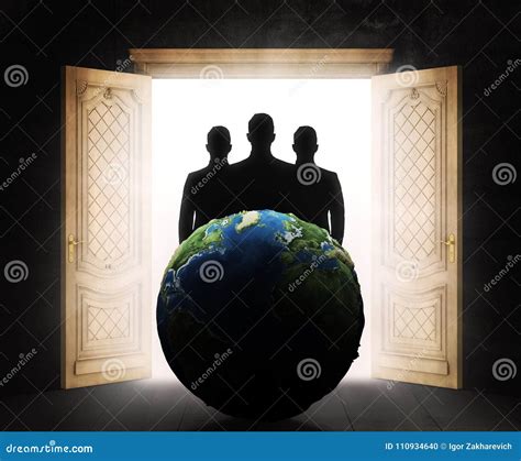 The Concept of Secret Government. Stock Illustration - Illustration of ...