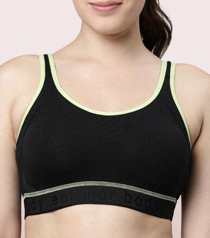 Enamor Agion SB28 Antimicrobial Side Shaper Active Sports Bra for Wome