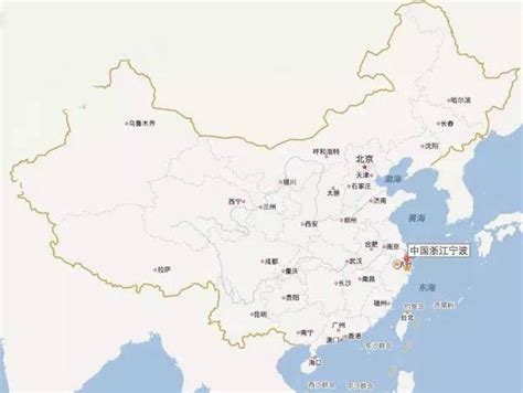 宁波中国港口地图