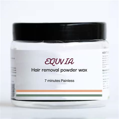 Buy EQUVIA Wax Powder - 100g Body Hair Remover Wax made with Organic ...