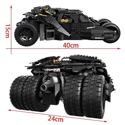 Batmobile The Knight Technique Version Building Blocks Car 1869 Pcs, 1 ...