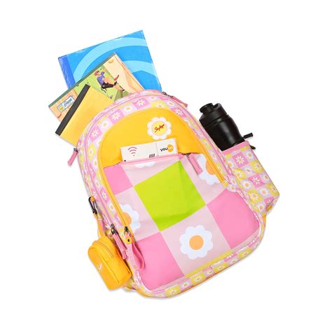 PEARL 01 SCHOOL BACKPACK PINK YELLOW – Skybags