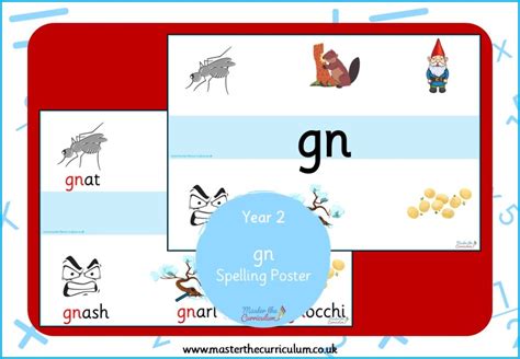 gn - Spellings Poster - Master The Curriculum