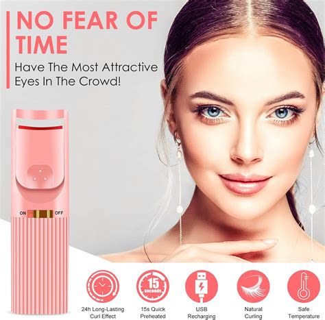 Buy Heated Eyelash Curlers, Electric Eyelash Curlers, Rechargeable Lash ...