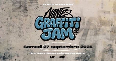 Nantes Graffiti JAM #4, Rue Soeur Emmanuelle, Nantes, 27 September 2025 ...
