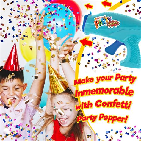 JA-RU Confetti Party Poppers Gun Party Supplies (1 Gun 4 India | Ubuy