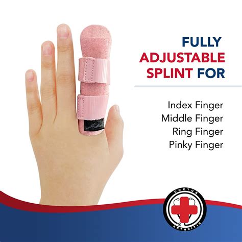 Doctor Developed Finger Splint and Handbook - Padded Finger Splints for ...