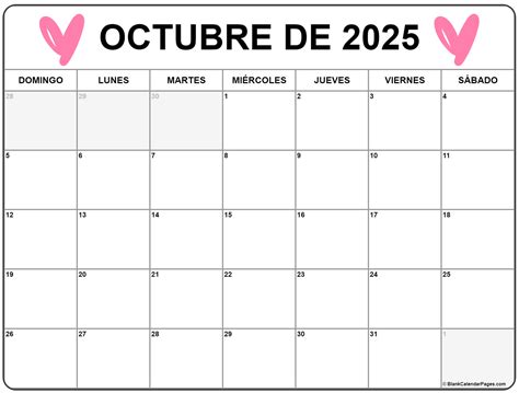 Calendario Octubre de 2025 en 2025 | Ser docente, Calendario, Octubre