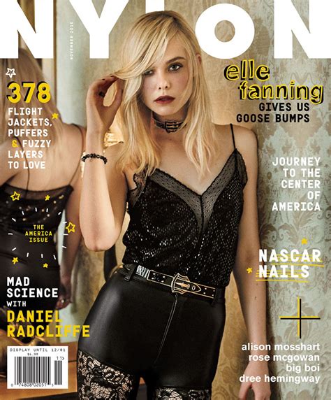 ELLE FANNING in Nylon Magazine, November 2015 Issue – HawtCelebs