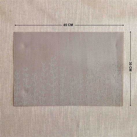 Buy Eden Patterned Set of 6 PVC Placemats from Home Centre at just INR ...