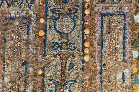 An ancient mosaic made of shells and coral has been found in Rome’s ...