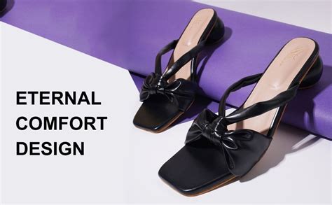 Buy SELFIEE Casual and Classy Black Kitten Heel Fashion Heel Sandals ...