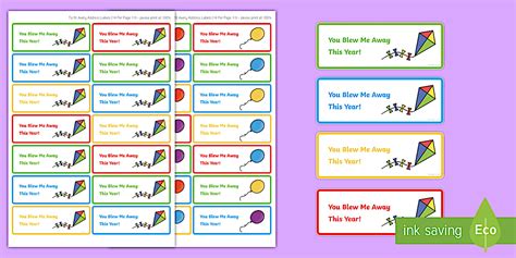 You Blew Me Away This Year! Labels