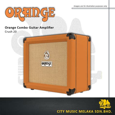 Orange Combo Guitar Amplifier - Crush 20 - City Music Melaka