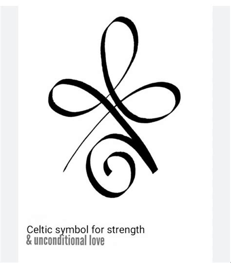 Celtic Strength Tattoo - Symbol of Unconditional Love