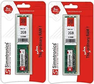 Amazon.in: Buy Simmtronics 2GB DDR2 Desktop RAM 800 MHz (PC 6400) with ...