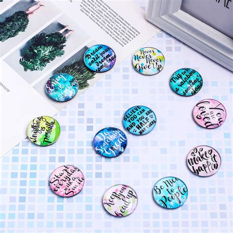 12 Pieces Inspirational Quote Refrigerator Magnets Motivational Fridge ...