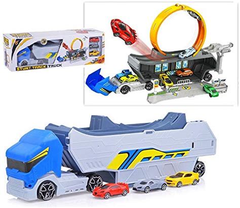Buy Halo Nation Track Racer Stunt Loop Car Launcher Carrier Truck ...