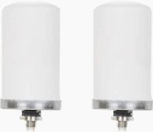 TEACHES 2 Piece Low Height Ceramic Candle for Stainless Steel/ Water ...