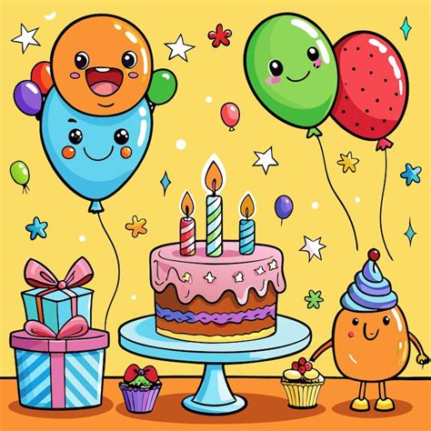 Anniversaire Kawaii - Photos : téléchargez gratuitement des images de ...