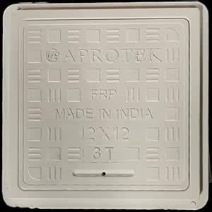 APROTEK Fiber Reinforced Polymer (FRP) 3 Tons Capacity Manhole Cover ...
