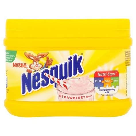 Buy Nesquik Strawberry Flavour Milkshake Powder...300g Tub Online at ...
