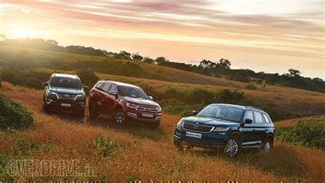 Comparison: Skoda Kodiaq vs Ford Endeavour vs Toyota Fortuner - Overdrive