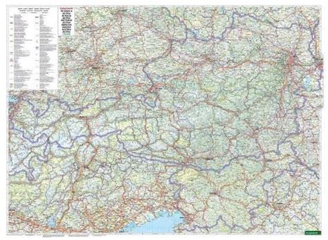 Buy Wall map magnetic marker board: Austria physical 1:500,000 Book ...