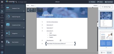 Clickable Table of Contents PDF 的图像结果