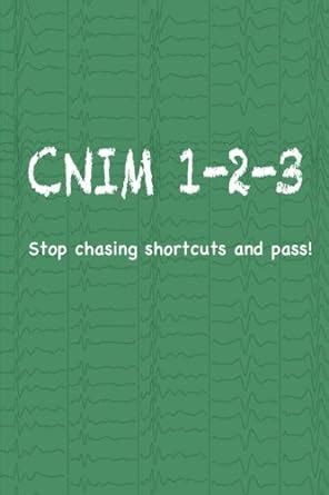 CNIM 1-2-3: Stop chasing shortcuts and pass! : Amazon.in: Books