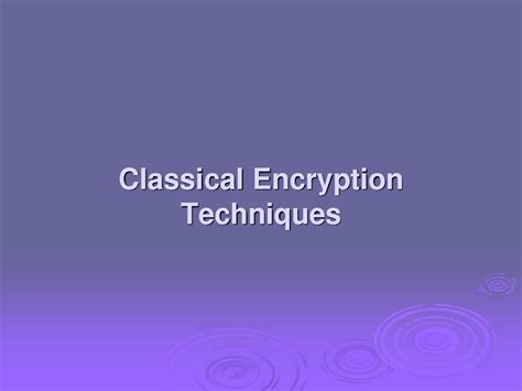 Image result for Classical Cipher
