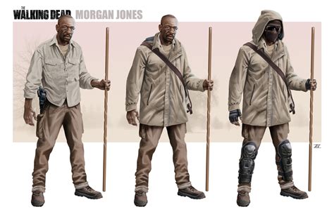 ArtStation - The Walking Dead - Morgan Jones character design