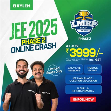 The Best IIT JEE Crash Course in Kerala | Online & Offline | Join Now