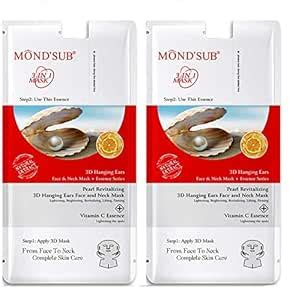 Buy MOND'SUB Pearl Revitalizing & Brightening 3D Hanging Ears Neck ...