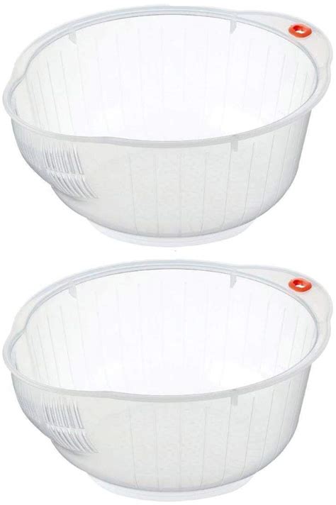 Buy Inomata Japanese Rice & Vegetable Washing Bowl With Side And Bottom ...