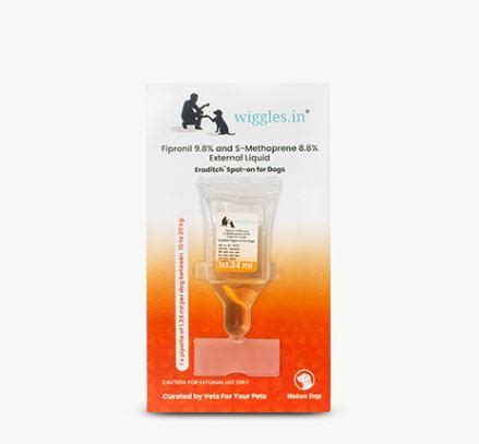 Buy Eraditch Spot On For Tick Flea 3 Month Protection Pack For Medium ...