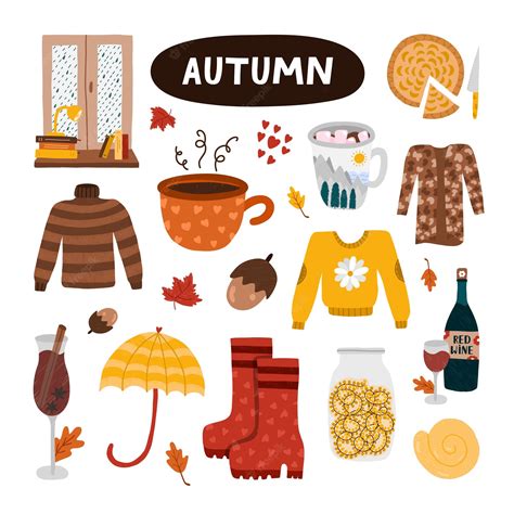 autumn clothings #3242990 | Clipart Library