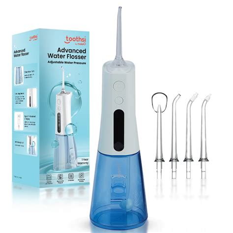 Toothsi Advanced Dental Water Flosser for Teeth | With Normal, Point ...