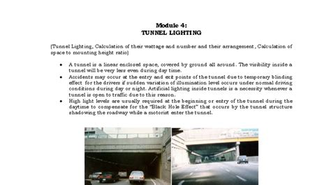 Illumination Technology: Special Lighting Notes (EET463, M4 & M5) - Studocu