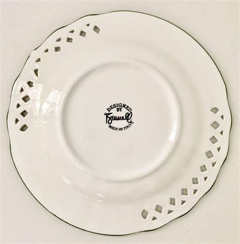 Vintage Italy Brunelli "Tiffany" Dinner Plates, Set of Four at 1stDibs | brunelli plates made in ...