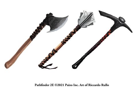 ArtStation - Weapon artwork set 2 for Pathfinder Magic Armaments Deck