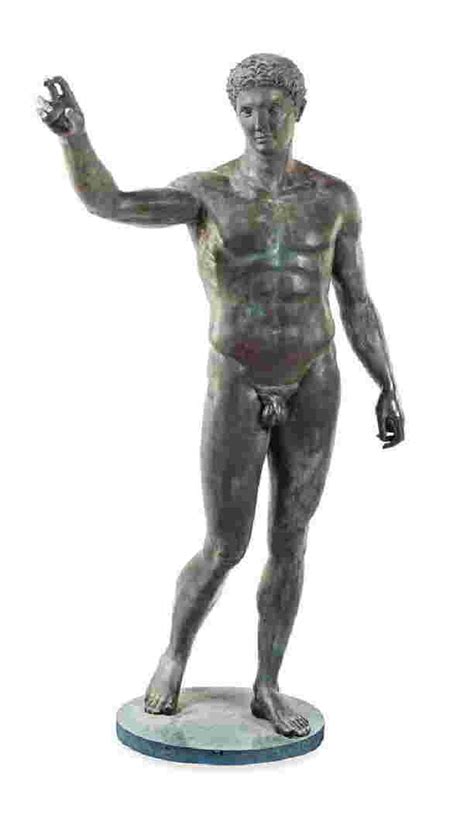 * A Monumental Bronze Figure of the Antikythera Ephebe