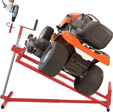 Amazon.com: SILVEL Lawn Mower Lift Jack, 880 Lbs Capacity Riding Lawn ...
